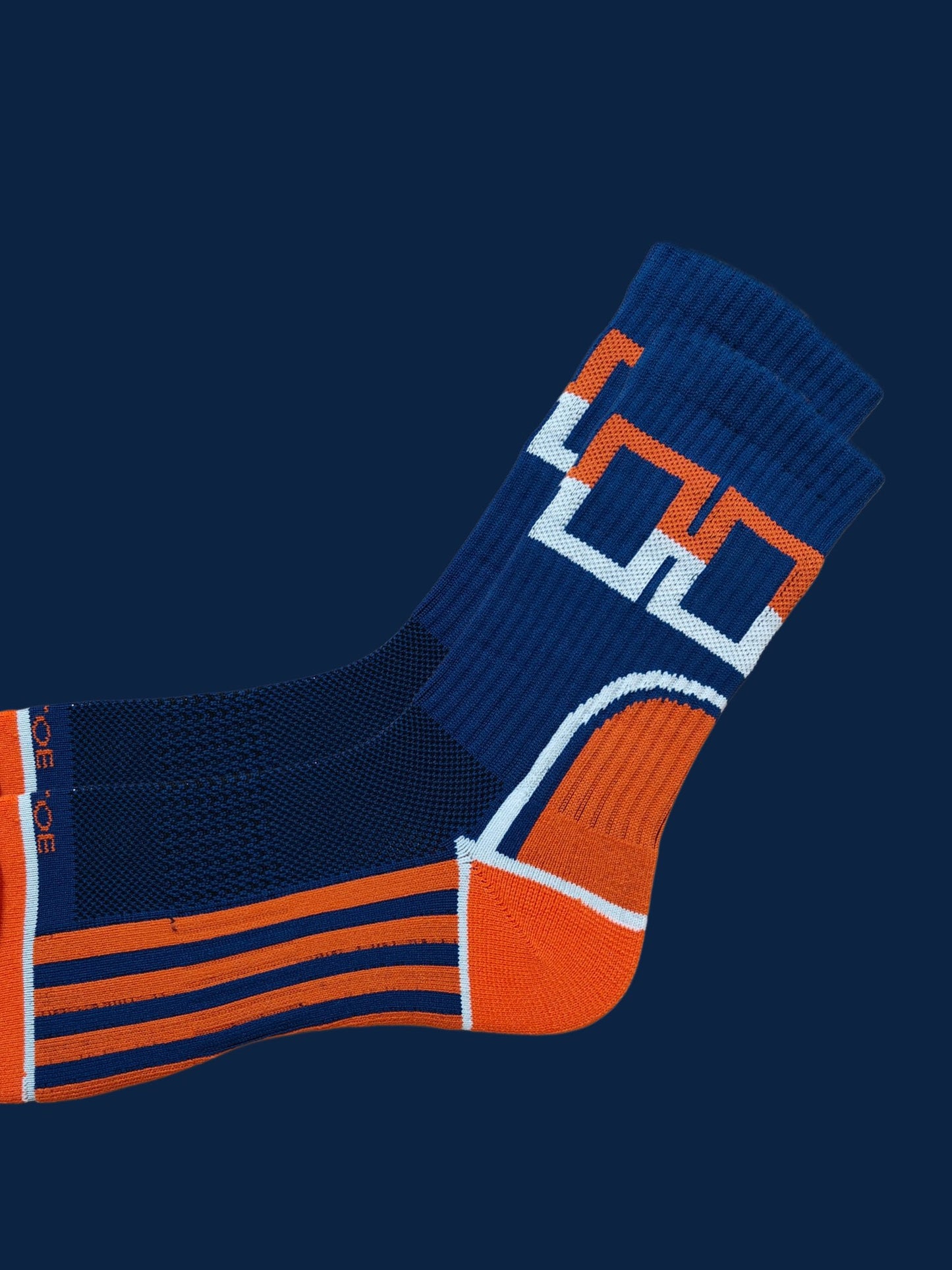 Detroit Hustle in the Mitt Hill Toe– Tiger Flame Edition