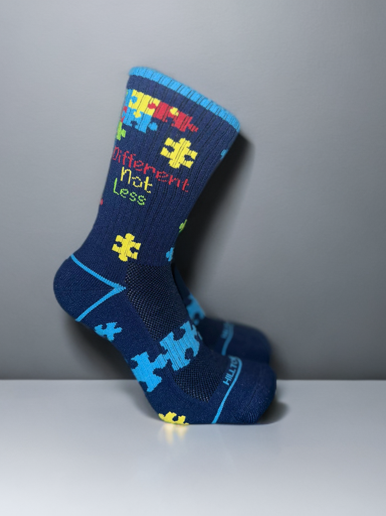 Different not Less Hill Toes - Autism Awareness Edition