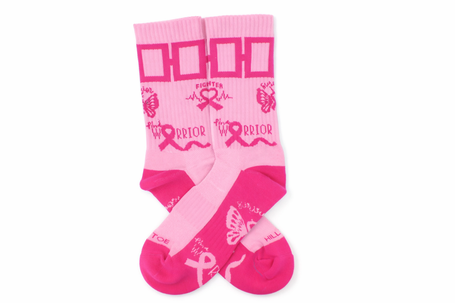 Warrior Hill Toe - Breast Cancer Awareness Edition